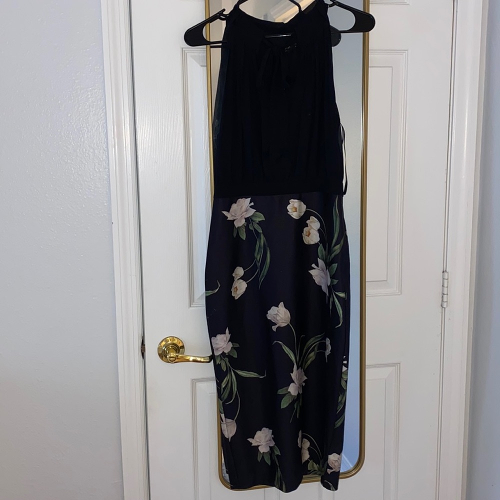 Ted Baker Elderflower Halterneck Dress NTW Size 1
